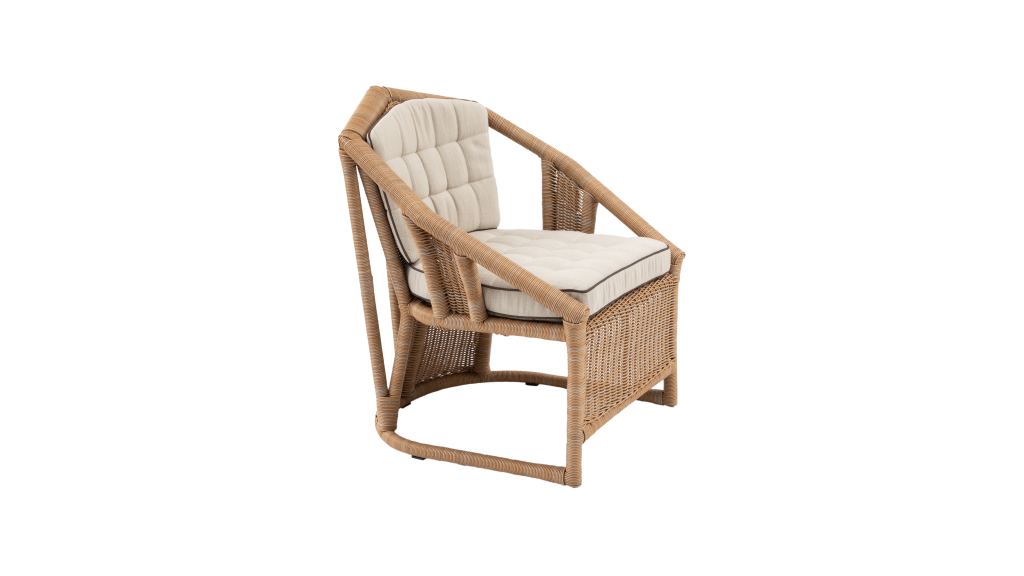 Deco Chair Three Quarters Cushions 16to9
